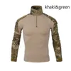 Men's T-Shirts Brand Clothing New Autumn Spring Men Long Sleeve Tactical Camouflage T-shirt camisa masculina Quick Dry Army shirt