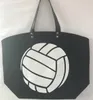 13 stijlen canvas tas honkbal draagtas sporttassen casual softbal tas voetbal voetbal basketbal katoen canvas tas 20pcs