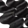 ISWHOW BRAZILIAN BODY WAVE Virgin Human Hair Bunds With Stängning 13x4 Spets Front Våt och vågiga väver Förlängningar för kvinnor All AG1045069