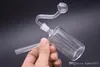 Bruciatore a nafta in vetro da 10 mm Bong Pipa ad acqua Piattaforme petrolifere Bong Piccoli mini bruciatori a nafta Dab Rig Narghilè inebriante Fumo di cenere per fumare