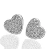 18K Platinum Plated Heart Jewelry Sets Fashion Stud Earrings Pendant Necklaces Austrian Crystal Women Jewelery Set