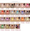 Wholesale 7*9cm Jewelry Bags MIXED Organza Jewelry Wedding Party favor Xmas Gift Bags Purple Blue Pink Yellow Black With Drawstring