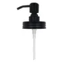 Black Mason Liquid Soap Dispenser Jar Lids Rust Proof Stainless Steel Bathroom Shampoo Soaps Lotion Pump Lids No Jars