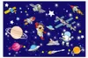 Custom 3D Photo WallpaperCartoon Starry Universe Planet space Baby Bedroom Children Room Decoration Background Wall Mural