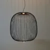 Post Modern Foscarini Spokes Pendant Lights Industrial Bird Cage Luminaire Dining Room Living Room Home Decor Led Hanging Lamp