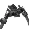 FIRE WOLF NOVO LRA Light Tactical Bipod Long Riflescope Bipod para Caça Rifle Scope