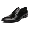 masculinos de couro toe sapatos de bico fino Wear Formal Wear Sapatos de couro de trabalho de couro Shoes Oxfords Chaussure Homme