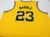 注文の男性の若者女性＃23 Roy Marble Iowa Hawkeyes大学バスケットボールジャージーサイズS-6XLまたはカスタム任意の名前またはナンバージャージ