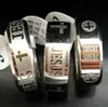 30pcs Mixed Etched JESUS Silver Rings Mens Engraved Cross Religious Stainless Steel Ring High Quality Comfort fit Man Ring Wholesa234v