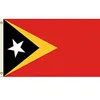 Drapeau du Timor oriental 150x90cm 3X5FT drapeaux personnalisés 100D Polyester utilisation extérieure et intérieure, pour la publicité suspendue au Festival