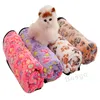 Pata Imprimir Pet Cobertor Canis Cães Cachorro Cachorro Dormir Pad Mat Inverno Macio Macio Macio Coral Fleece Cat Cat Coberturas Pets BH2860 DBC