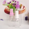 Bottiglia di spruzzo trasparente colorata di 100ml Mini bottiglia di spruzzo vuota piccola di plastica per trucco e bottiglia ricaricabile per la cura della pelle