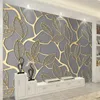 Wallpapers Drop Custom Po Wallpaper Wandbilder 3D stereoskopische goldene Baumblätter kreative Kunst TV Hintergrund Wandpapiere Home Decor1