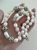 Hand knotted noble 48-50cm 10-11mm white baroque pearl vintage accessories necklace fashion jewelry