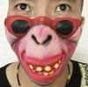 halloween cosplay half face mask vampire witch animal costumes mask proppet dog kids adult funny rubber masks fancy dress decor prop