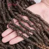 Bomb twist synthetic crochet braids hair extensions Bomb twist braiding hair Low temperature flame retardant fiber 75g ombre black marley
