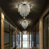 Modern Pendant Lamps Chandelier Ceiling Light Crystal Ball Fixture Aisle Porch Lamp Bedroom Living Room Balcony Lights