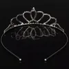 Bellissimo cristallo lucido Tiara nuziale Party Pageant Argento placcato Corona Fascia per capelli economici Diademi da sposa Accessori MMA16251716413