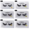 Dropshippping 1 Pair=1 Set 6D False Eyelashes Natural Thick Curly Long Eye Lashes Wispy Makeup Beauty Extension Tools Handmade 3D Mink Lashe