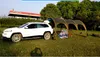 Car Outdoor Portable Camper Tail Tent Family Self-driving Tour Barbecue Rainproof Sunshade Multi-person Tent