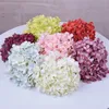 Hydrangea Head Artificial Flower Head Wedding Party Home Decoration Diy Wreath Gift Scrapbook Caft Flower Multi-Color