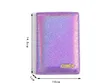 Laser Sequin Passport Cover Women PU Multifictional Short Card Holders 4colors