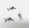 100pcs / lot gräshoppa insekter legering charm hängande retro smycken diy nyckelring forntida silver hänge för armband örhängen 23x9mm