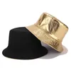 protezioni casuali 2019 nuova moda unisex di marca di protezione di pesca oro cappello della benna casuale cotone esterna fredda protezione solare cappelli da pescatore Hip hop