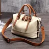 Natürliche rindsleder frauen handtasche aus echtem leder taschen damen große schulter handtaschen mode frauen messenger taschen beiläufige tote sac221O