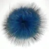 Alle Farben aus echtem Waschbärenfell, Ball-Pompoms, Accessoires, Drop Ship, individuelle Farben mit Metall-Druckknopf