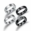 Edelstahl Her King His Queen Ringe Band Silber Schwarz Krone Ring Damen Herren Paar Liebe Modeschmuck Wille und sandiges Geschenk