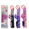 Sexy Dolphin 12 Modi Kaninchen G-punkt Vibrierende Rotation Körper Massager Vibrator Frauen Sex Spielzeug Erwachsene Sexy Produkte J1112