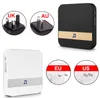 120sets AC 110-220V Smart Indoor Doorbell Chime WIFI WIFI WIFI Porta Bell Chime À Prova D 'Água Home Cineless Bell 200m Revendedor EU Plugue UE