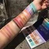 Makeup Brand Beauty Glazed Eyeshadows Palettes 18 colori Misterioso Misterioso Oceero Shimmer Matte Eye ombre DHL Spedizione gratuita