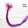 Hair Extensions Wig for Kids Girls Unicorn Elastics Hair Bands Rope Ties Ponytail Headwear Bobbles Headband Accessories 20pcs 0204