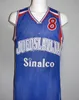 Peja Stojakovic #8 Takım Jugoslavija Yugoslavya Yugoslavo Retro Basketbol Forması Mens Ed Özel Herhangi Bir Sayı Adı Forma