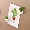 6pcspack cactus холодильник магнит милый сочный растительный магнитный холодильник наклейка на дом украшение 19124655