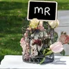 Mini Houten Krijtbord Creative Chalk Blackboard Tekens Tuin Bloemen Planten Huislabels Labels Party Decoratie Ambachten VT0430