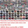 Partihandel Baseball Snapback Basketball Hattar All Team Sport För Vuxna Mens Womens Justerbar Party Gorras Billiga Presentkort