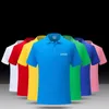 Unisexe Teamwear T-shirts pour hommes Polos décontractés T-shirts à manches courtes pour femmes Coupe ajustée Solide Col rabattu Activités T-shirts vierges Groupe T-shirt uni