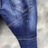 Neue Marke für modische europäische und amerikanische Herren-Freizeitjeans, hochwertiges Waschen, reines Handschleifen, Qualitätsoptimierung LT124