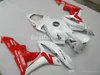 Enjeksiyon Kalıplama Honda CBR600RR 2007 2008 için Sıcak Satış Mühürleri Beyaz Kırmızı Fairing Kit CBR600RR 07 08 LL18