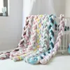 Loozykit bed vlecht knoop kussen kussen bumper voor baby -babywieg Protector COT Room Decoratie beddengoed