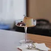 디저트 Drinkware 서양식 레스토랑 높은 아름다움 유리 아이스크림 컵 요구르트 푸딩 디저트 컵 스낵 그릇