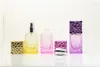25 ml Kwadratowe szklane butelki Kolor butelki perfum Przenośne Travel Spray Perfumy Butelki Kwadratowe Wykwintne Kosmetyczne Butelki EEO942