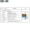 GROW KL216 R503 Reläutgång Fingeravtryck Access Control Board Fjärrkontroll med jogmodeignition Modeselchocking Mode1601757