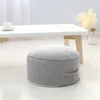 Nuovo design rotondo ad alta resistenza cuscino del sedile in spugna cuscino tatami meditazione yoga tappetino rotondo cuscini per sedie (grigio)