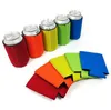 wholesale 330ml Beer Cola Drink Can Holders Bag Ice Sleeves Freezer Pop Holders Koozies 12 colori DHB282