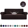 Meijuner soffa täcker vattentät solid färg hög sträcka slipcover all-inclusive elastisk soffa täcker soffa för matsal