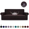 Meijuner Sofa Osłona wodoodporna Solidna Kolor Wysokie Stretch Slipcover All inclusive Elastyczna Kanapa Pokrywa Sofa Pokrowce do jadalni